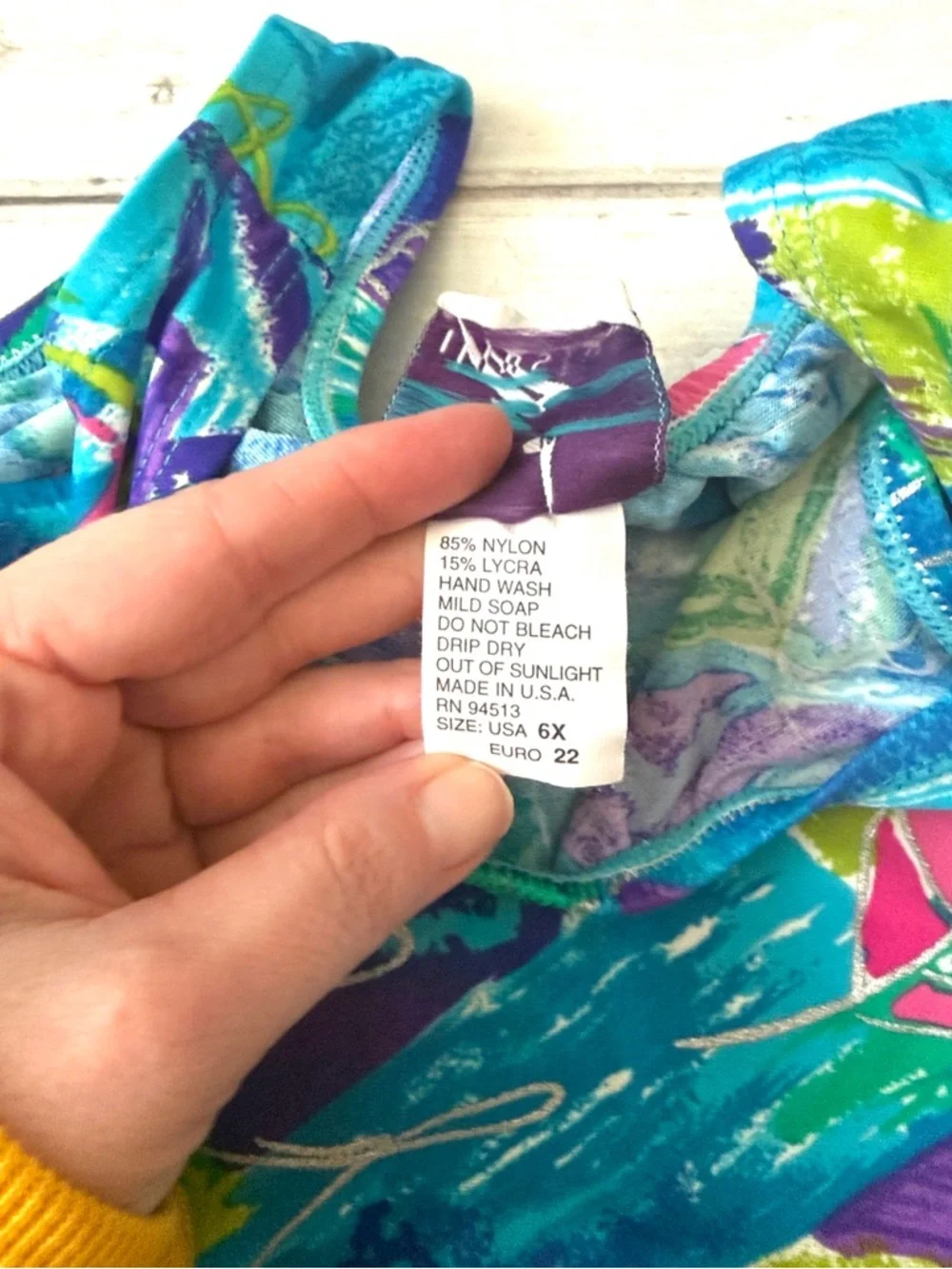 Illusions 6/6x Girls Dance Gymnastics Leotard Blue Green Color Size 6 6x Kids